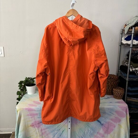 Eddie Bauer women’s XL Orange Utility Jacket Lightweight Casual Coat - Picture 8 of 13